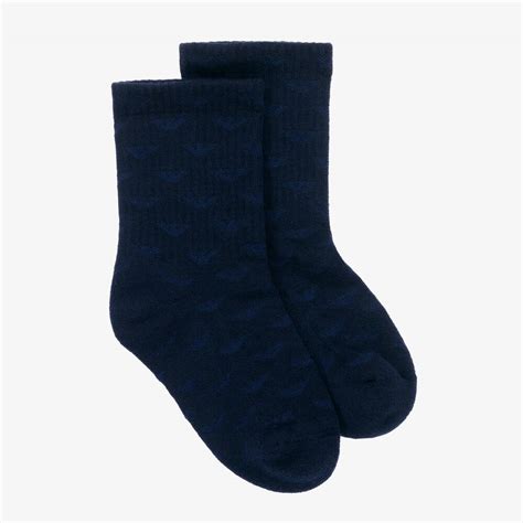 armani blue socks.